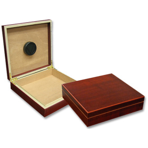 Chateau Glass Top 20 Count Cherry Humidor