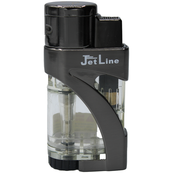 JetLine Phantom - Gun Metal Grey - Single Flame Torch